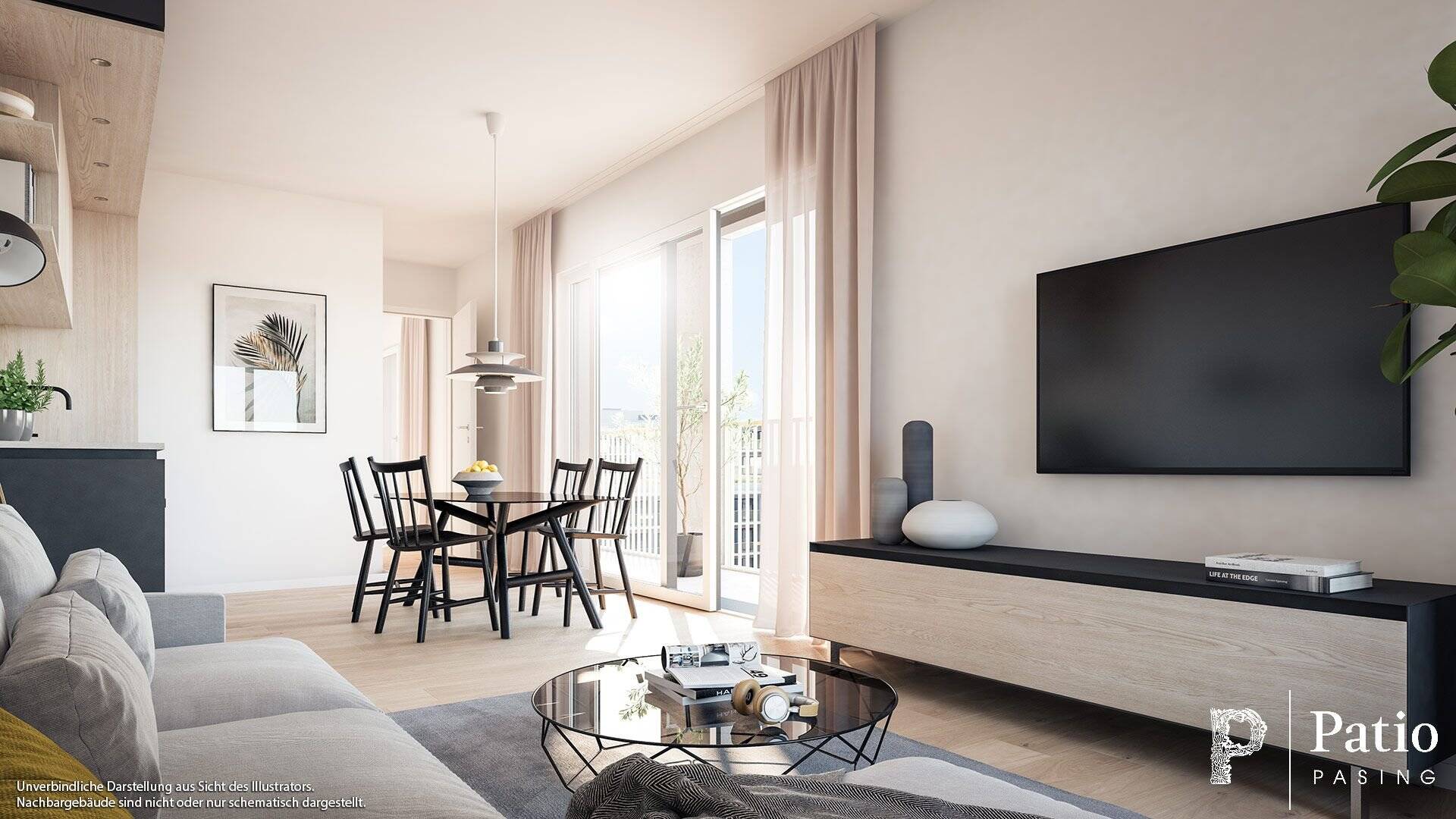 Wohnung zum Kauf provisionsfrei 375.000 € 1,5 Zimmer 38,7 m²<br/>Wohnfläche 1.<br/>Geschoss Angela-Molitoris-Platz 1 Pasing-Obermenzing München 81245