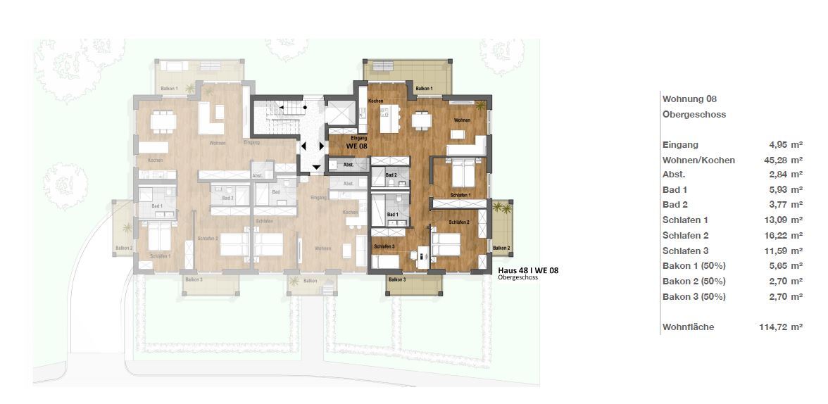 Wohnung zum Kauf provisionsfrei 779.000 € 4 Zimmer 115 m²<br/>Wohnfläche 1.<br/>Geschoss Godesberg-Kurviertel Bonn 53177