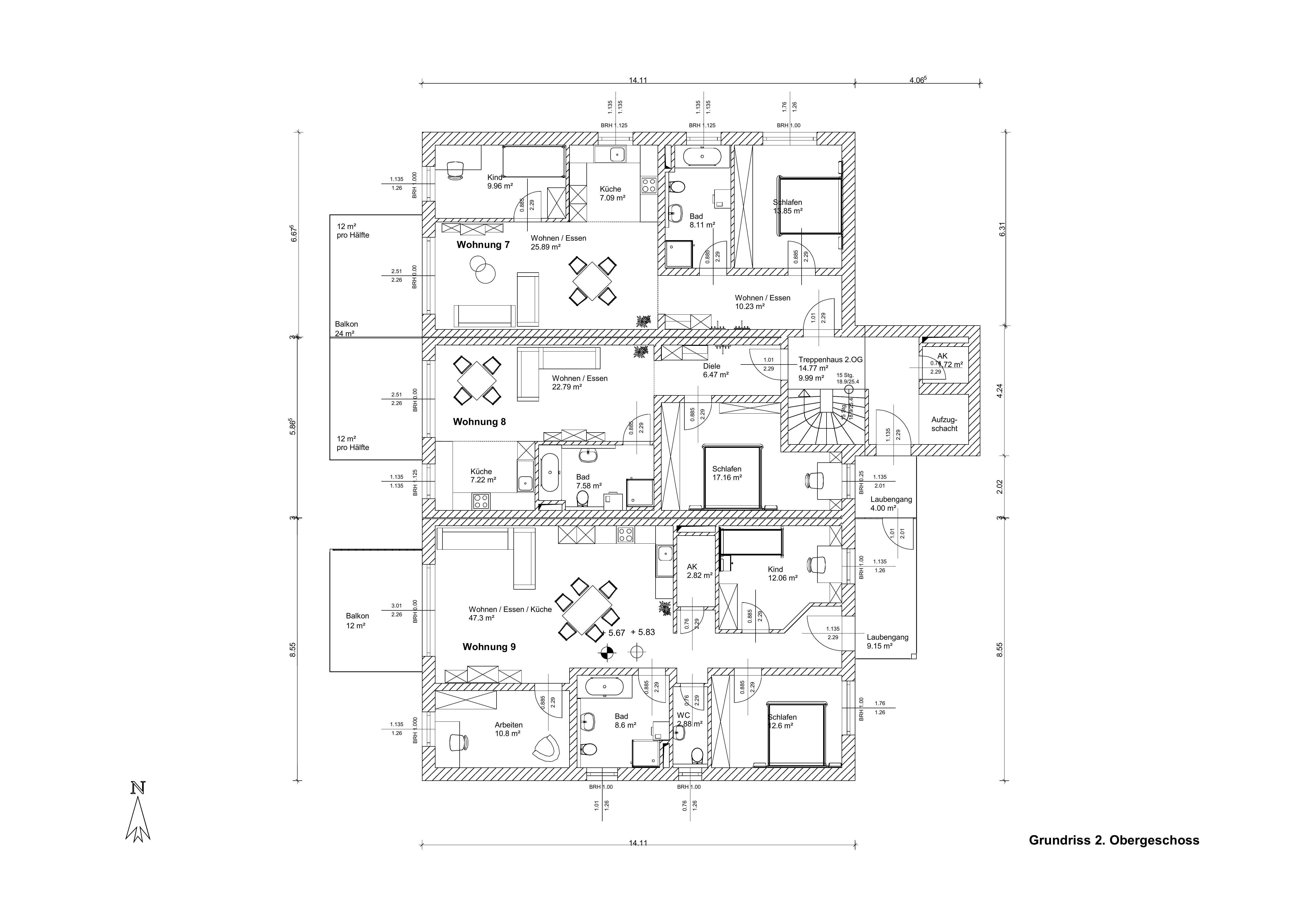 Wohnung zum Kauf provisionsfrei 234.900 € 2 Zimmer 67,3 m²<br/>Wohnfläche 2.<br/>Geschoss ab sofort<br/>Verfügbarkeit Kreuzäckerweg 5d Burgoberbach Burgoberbach 91595