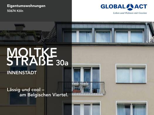 Wohnung zum Kauf provisionsfrei 689.000 € 3 Zimmer 100 m² 4. Geschoss frei ab sofort Moltkestr 30a Neustadt-Süd Köln 50674