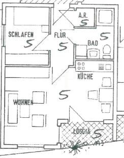 Wohnung zum Kauf 80.000 € 2 Zimmer 43,5 m²<br/>Wohnfläche 1.<br/>Geschoss Letmathe - Mitte Iserlohn 58642