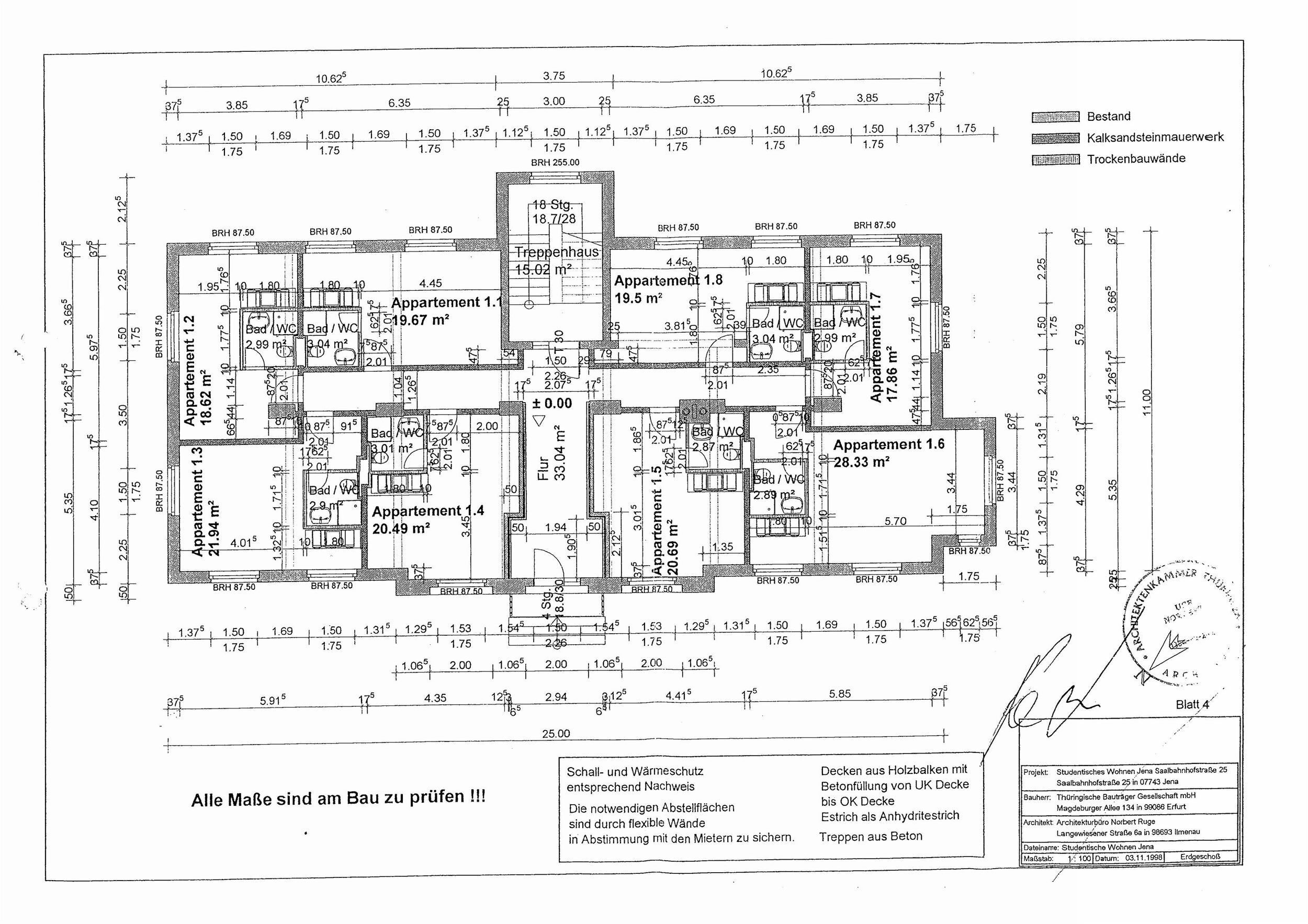 Wohnung zur Miete 260 € 1 Zimmer 22 m²<br/>Wohnfläche EG<br/>Geschoss 15.02.2025<br/>Verfügbarkeit Saalbahnhofstraße 25 Jena - Zentrum Jena 07743