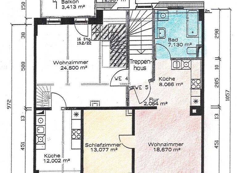 Wohnung zur Miete 280 € 2 Zimmer 50 m² Kantstr. 9 Südvorstadt Plauen 08527