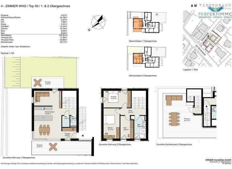 Maisonette zum Kauf 4 Zimmer 105,6 m² Bregenz 6900