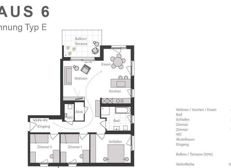 Wohnung zum Kauf - Erstbezug 459.900 € 4,5 Zimmer 104 m² EG frei ab sofort Gudrun-Gscheidle-Katz-Weg 6 Crailsheim 74564