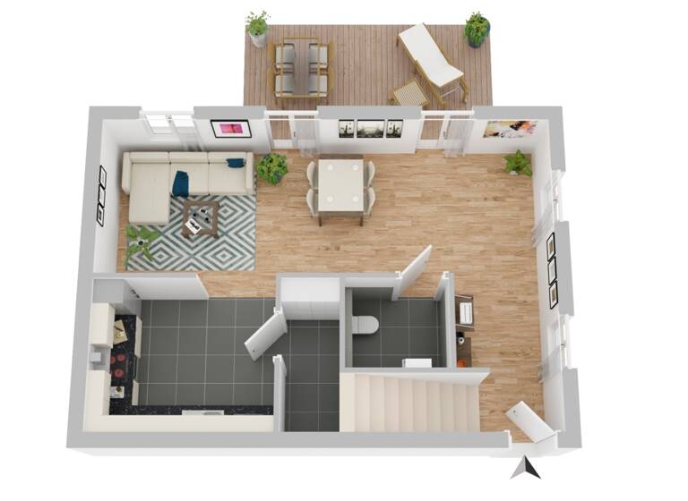Maisonette zum Kauf 449.000 € 3 Zimmer 103,8 m²<br/>Wohnfläche Sprakel Münster 48159