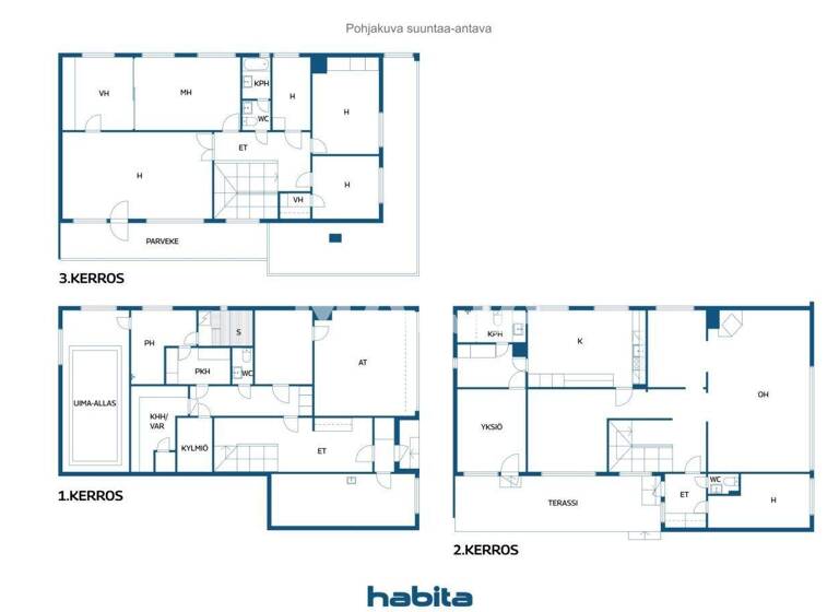 Einfamilienhaus zum Kauf 1.190.000 € 9 Zimmer 308 m² 1.335 m² Grundstück Tammisalontie 27 Helsinki 00830