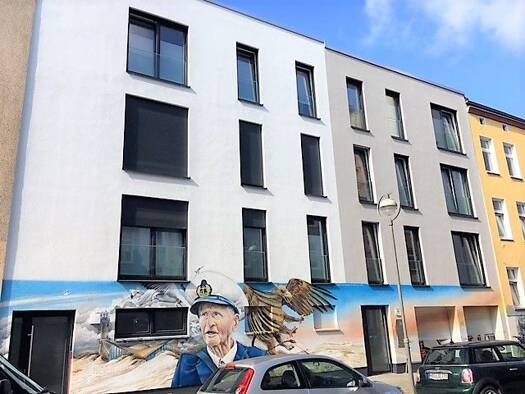 Wohnung zur Miete 650 € 2 Zimmer 47 m² EG Leonhardstraße Kröpeliner Tor-Vorstadt Rostock 18057