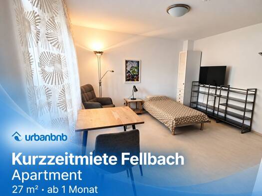 Wohnung zur Miete auf Zeit 920 € 1 Zimmer 27 m² frei ab 03.01.2027 Im Hauswengert Oeffingen Fellbach 70736