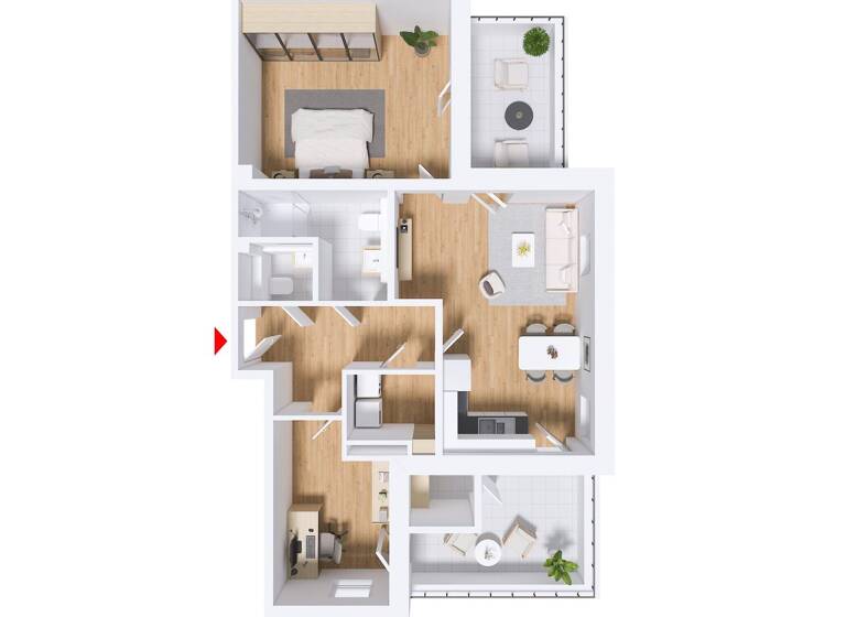 Penthouse zum Kauf - Erstbezug provisionsfrei 330.000 € 3 Zimmer 77 m² Lamspringe 31195