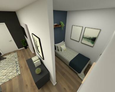 Wohnung zur Miete 208 € 1,5 Zimmer 32 m² Lusan - Saalfelder Straße Gera 07549
