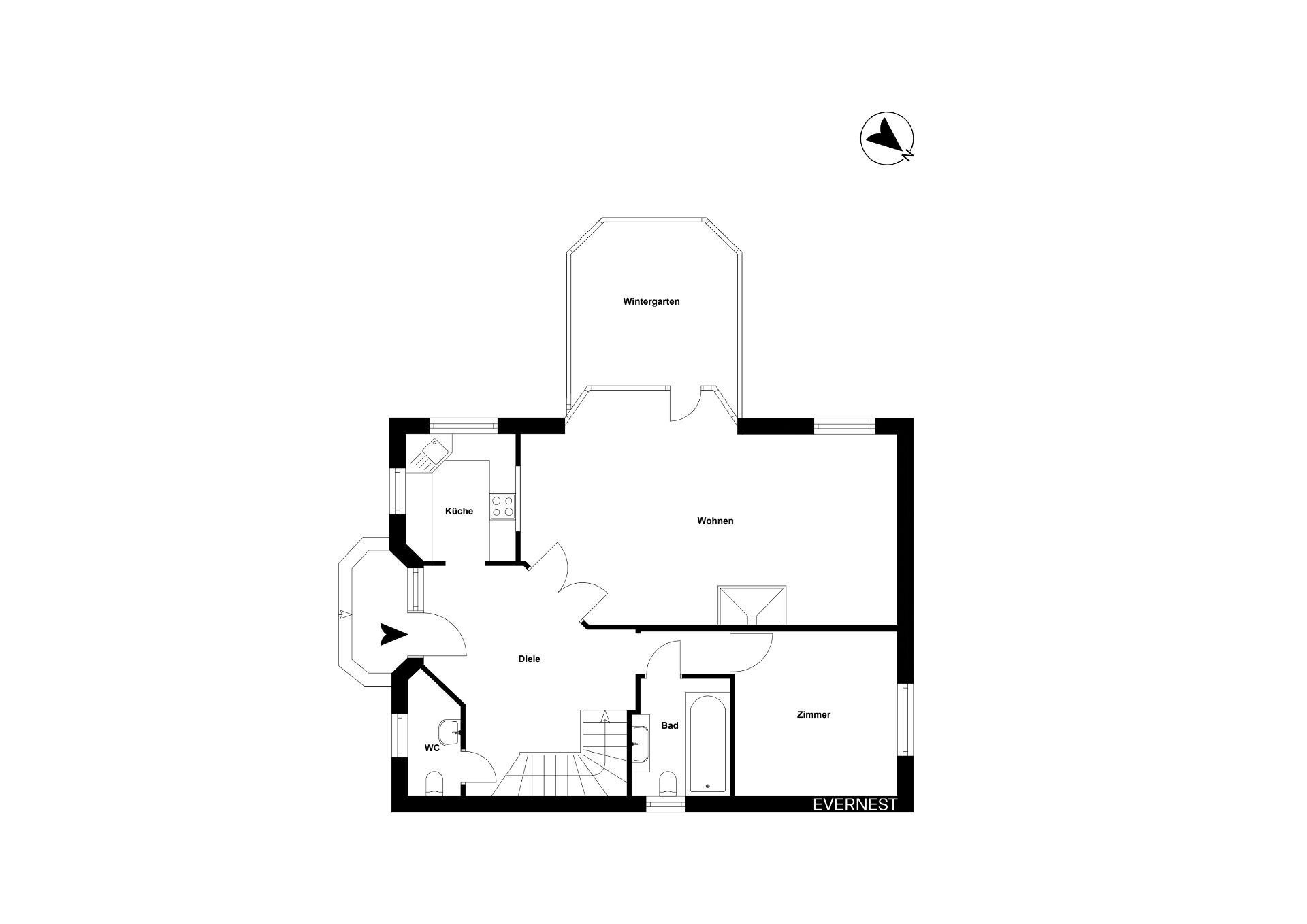 Einfamilienhaus zum Kauf 1.200.000 € 7 Zimmer 169 m²<br/>Wohnfläche 987 m²<br/>Grundstück Sasel Hamburg 22393