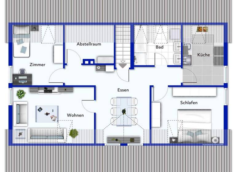 Wohnung zum Kauf 185.000 € 3,5 Zimmer 77 m² 1. Geschoss Großaltdorf Gaildorf 74405