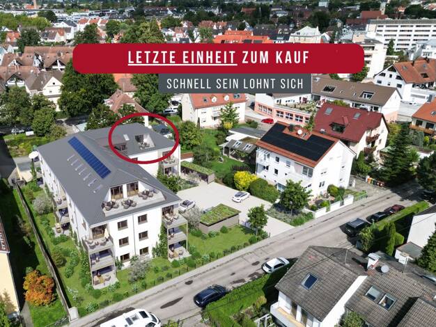 Wohnung zum Kauf provisionsfrei 663.910 € 3 Zimmer 106,4 m² 4. Geschoss Pfersee Augsburg / Pfersee 86157
