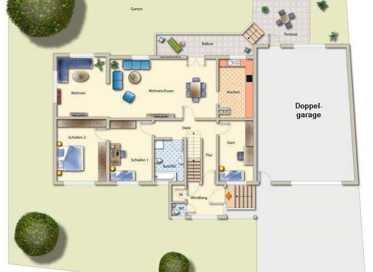 Mehrfamilienhaus zum Kauf 429.000 € 10 Zimmer 226 m² 921 m² Grundstück Erda Hohenahr / Erda 35644