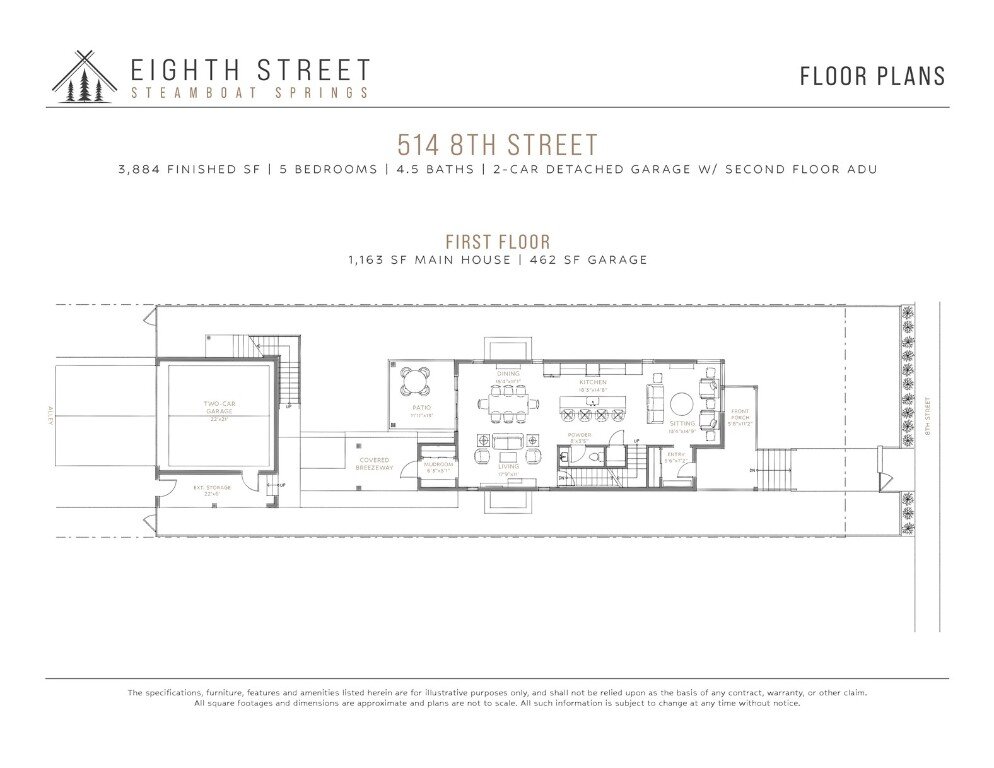 Einfamilienhaus zum Kauf 3.766.858 € 6 Zimmer 360 m²<br/>Wohnfläche 566 m²<br/>Grundstück 514 8th Street Steamboat Springs 80487