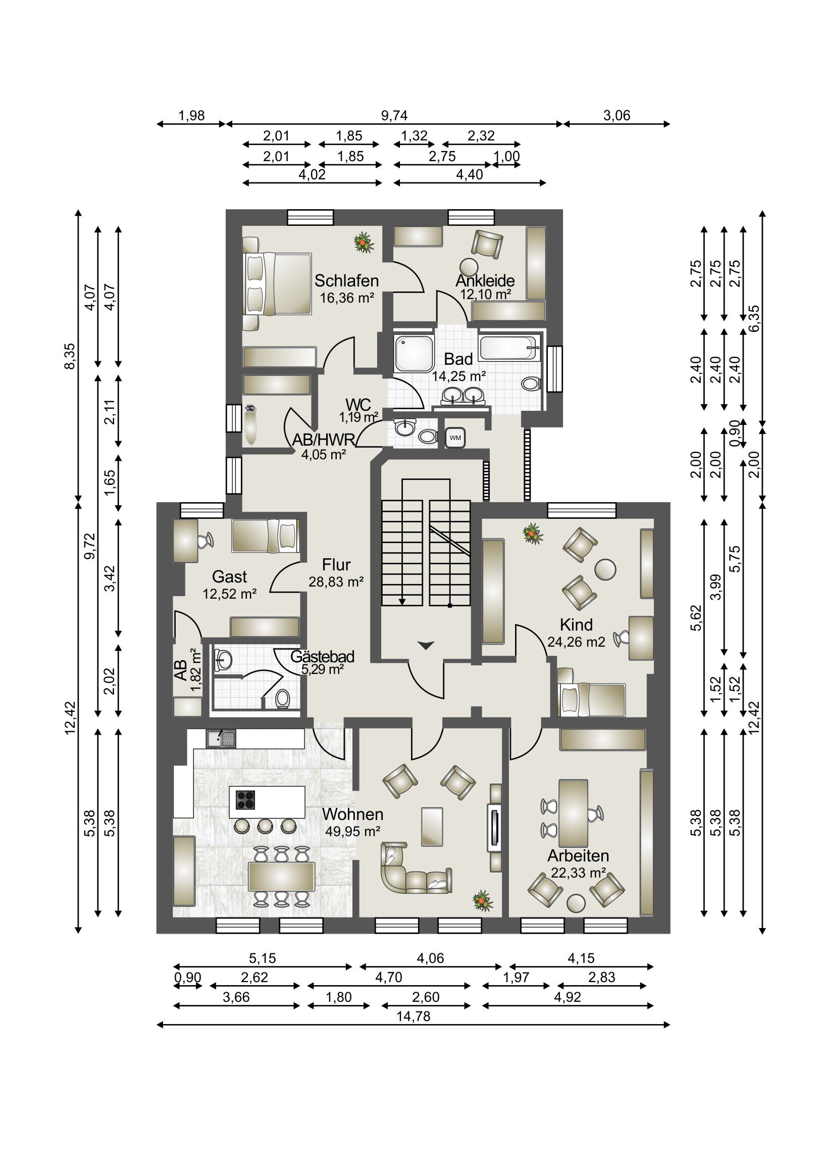 Wohnung zum Kauf 757.000 € 6 Zimmer 193 m²<br/>Wohnfläche 1.<br/>Geschoss Luitpoldplatz 18 City Bayreuth 95444