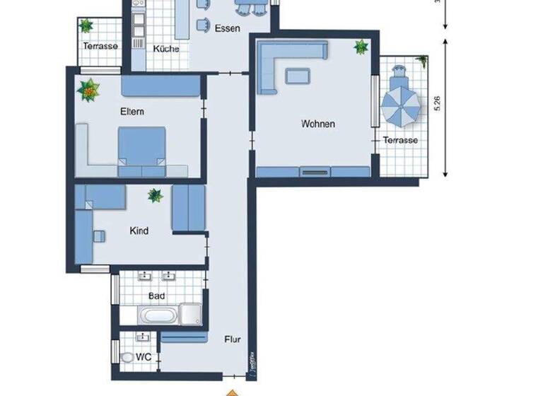 Wohnung zum Kauf provisionsfrei 300.000 € 3,5 Zimmer 108 m² 2. Geschoss Laichingen 89150