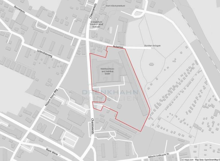 Gewerbegrundstück zur Miete provisionsfrei 3.000 m² Grundstück Chausseestraße 41 Randgebiet Barth 18356