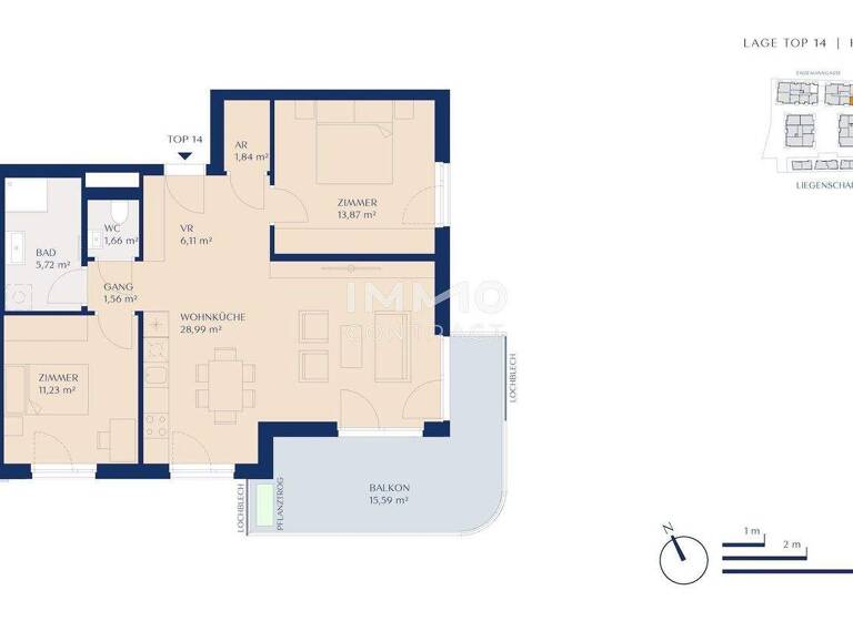 Wohnung zum Kauf - Erstbezug provisionsfrei 425.000 € 3 Zimmer 71 m² Wien 1230