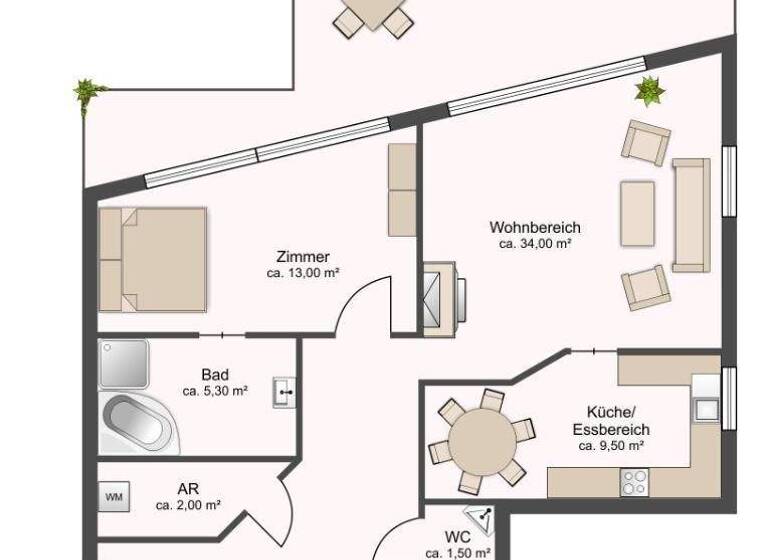 Wohnung zur Miete 852 € 2,5 Zimmer 74 m² St. Johann im Pongau 5600