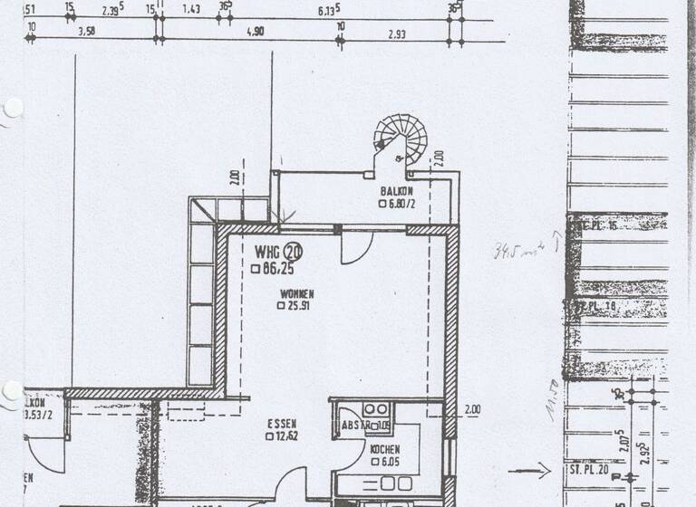 Maisonette zur Miete 975 € 3,5 Zimmer 86,3 m² Geschoss 2/3 frei ab 01.06.2026 Adam-Klein-Straße 15 Langenzenn 90579