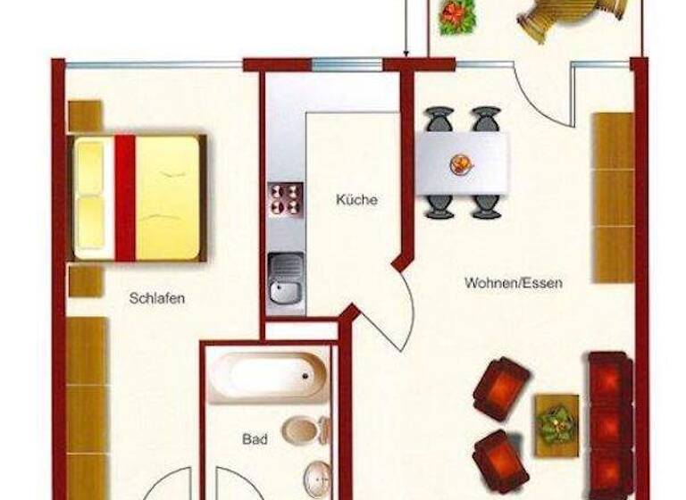 Wohnung zur Miete Wohnen auf Zeit 1.450 € 2 Zimmer 60 m² frei ab 01.06.2026 Wersten Düsseldorf 40591