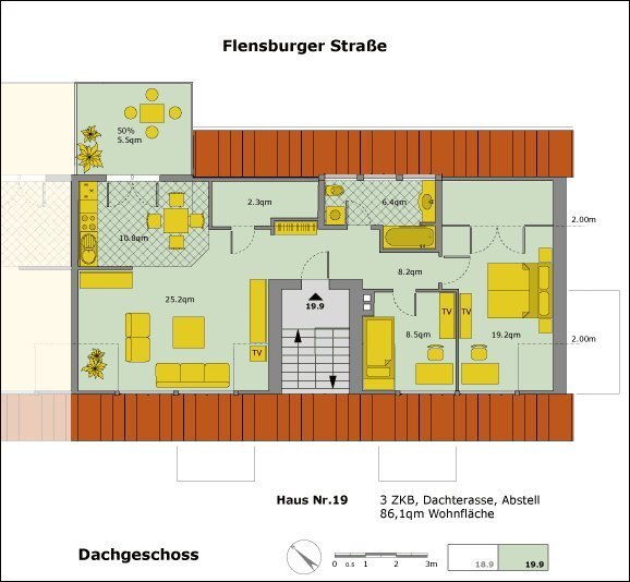 Wohnung zur Miete 730 € 3 Zimmer 86,1 m²<br/>Wohnfläche 01.01.2025<br/>Verfügbarkeit Krämpfervorstadt Erfurt 99085