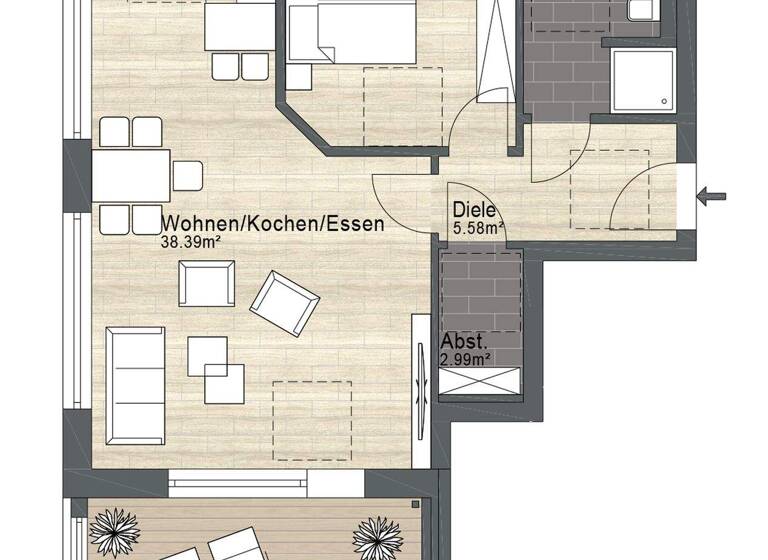 Wohnung zum Kauf - Erstbezug provisionsfrei 408.000 € 2,5 Zimmer 76,3 m² 1. Geschoss Steinhude Wunstorf 31515