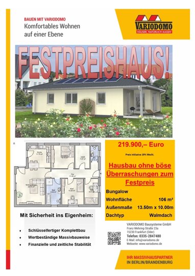 Einfamilienhaus zum Kauf provisionsfrei 120 m² Zeuthen Zeuthen 15738