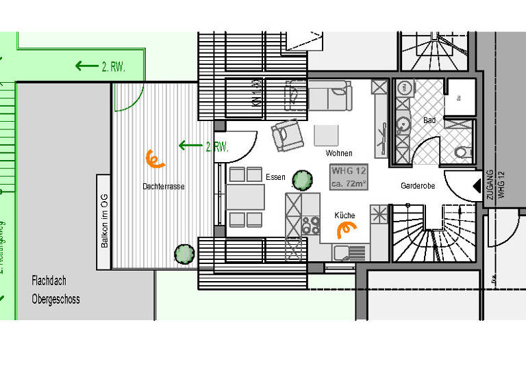 Wohnung zum Kauf 339.800 € 2 Zimmer 71,5 m² 1. Geschoss frei ab 01.09.2026 Mainhardt 74535