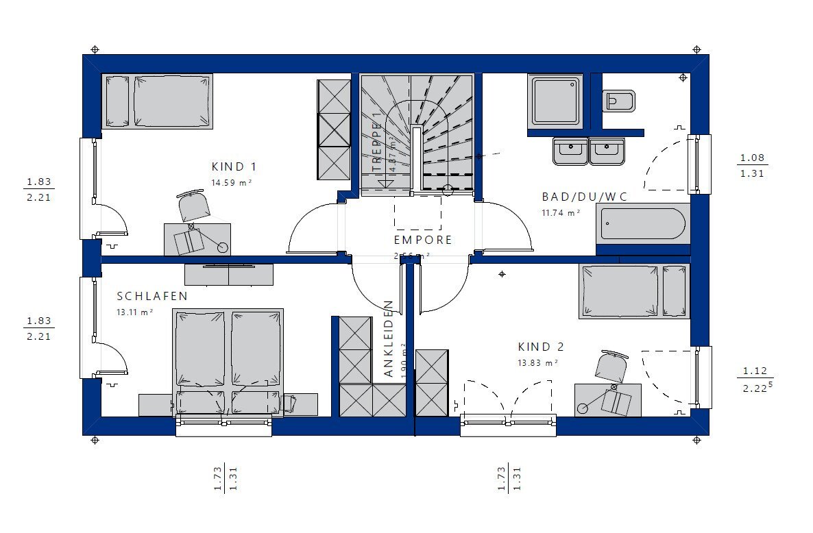 Doppelhaushälfte zum Kauf 929.100 € 5 Zimmer 130 m²<br/>Wohnfläche 295 m²<br/>Grundstück Rosenheim 83024