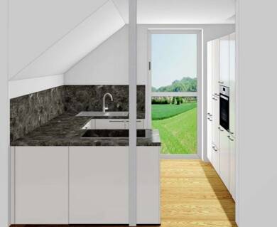 Wohnung zur Miete - Neubau 1.050 € 2,5 Zimmer 72 m² Dachgeschoss, 2. Geschoss frei ab sofort Ebenweiler 88370