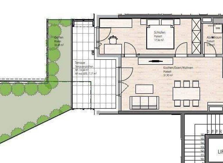 Wohnung zur Miete 1.105 € 2 Zimmer 69 m² EG Karlstein Bad Reichenhall 83435
