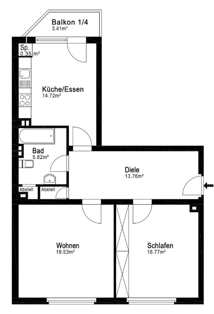 Immobilie zum Kauf provisionsfrei als Kapitalanlage geeignet 300.000 € 2 Zimmer 71 m²<br/>Fläche Buchheim Köln 51065