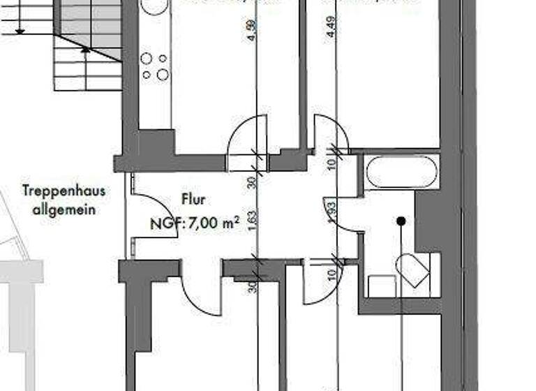 Wohnung zum Kauf provisionsfrei 164.160 € 3 Zimmer 63,4 m² EG Johannesvorstadt Erfurt 99085