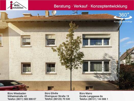 Mehrfamilienhaus zum Kauf 430.000 € 9 Zimmer 188 m² 375 m² Grundstück Rüdesheim am Rhein 65385