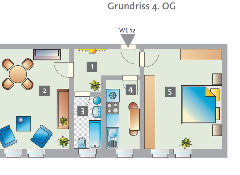 Wohnung zum Kauf als Kapitalanlage geeignet 175.000 € 2 Zimmer 55 m² Scheuerlstr Zerzabelshof Nürnberg 90478