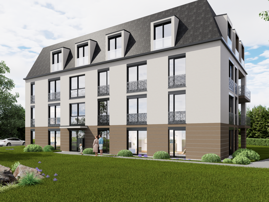 Terrassenwohnung zum Kauf - Erstbezug provisionsfrei 468.000 € 3 Zimmer 80,7 m² EG frei ab sofort Schulstraße 1b Ay Senden 89250