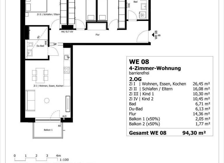 Wohnung zum Kauf - Erstbezug provisionsfrei 660.000 € 4 Zimmer 94,3 m² 2. Geschoss frei ab 31.12.2026 Berkenbrücker Steig 18-19 Alt-Hohenschönhausen Berlin 13055