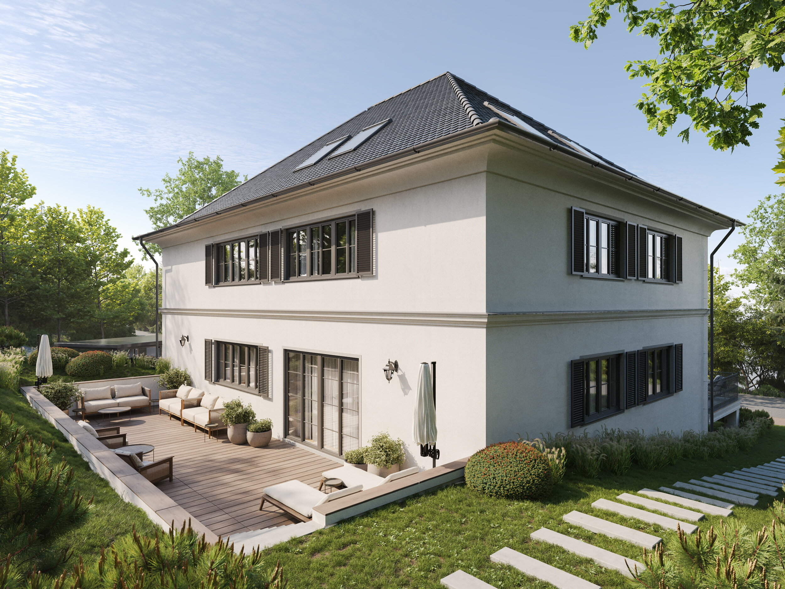 Villa zum Kauf provisionsfrei 4,5 Zimmer 172,2 m²<br/>Wohnfläche Sperberweg1 Achdorf Landshut 84036