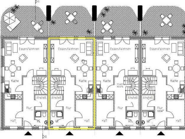 Reihenmittelhaus zur Miete 1.300 € 5 Zimmer 122 m² 194,6 m² Grundstück Scheeßel Scheeßel 27383