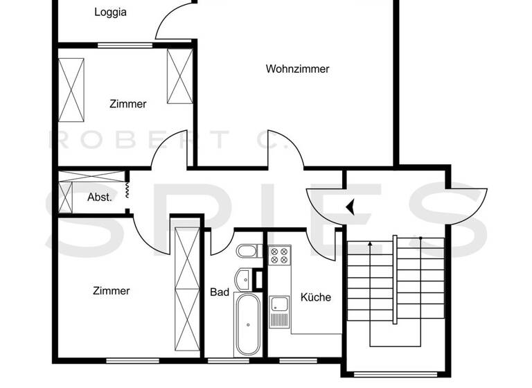 Wohnung zur Miete 620 € 3 Zimmer 62 m² Burgdamm Bremen 28719