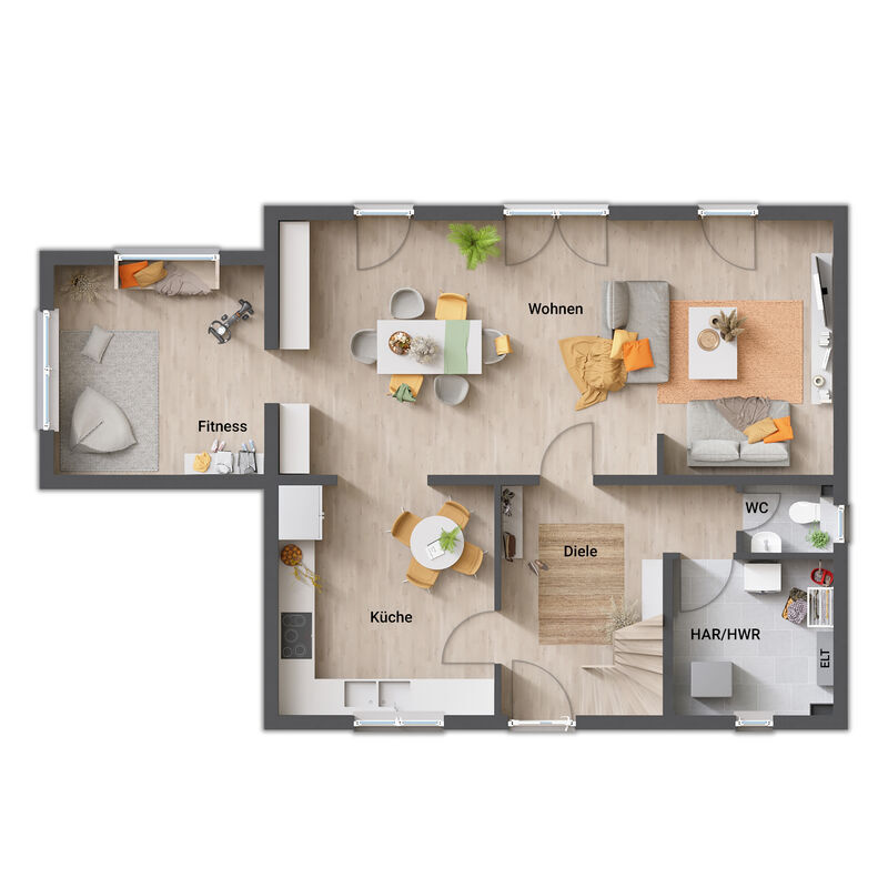 Einfamilienhaus zum Kauf 242.650 € 4 Zimmer 124 m²<br/>Wohnfläche Ottbergen Schellerten 31174