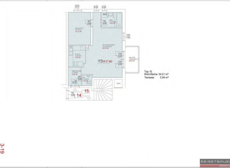 Wohnung zur Miete 450 € 2 Zimmer 54,2 m² frei ab 01.03.2026 Schafferstraße Leonding 4060