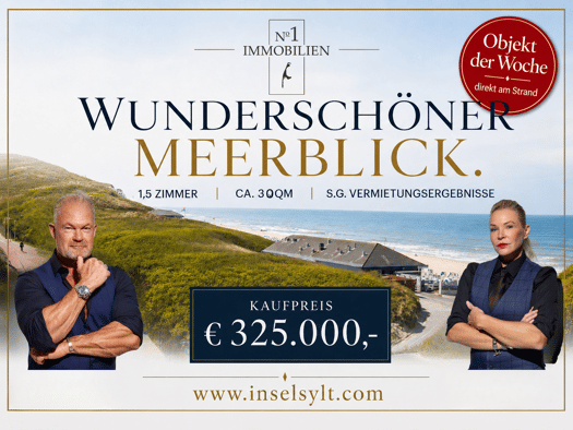 Wohnung zum Kauf 325.000 € 2 Zimmer 27 m² 4 Geschosse frei ab sofort Westerland Sylt 25980