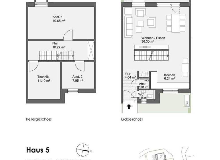 Stadthaus zum Kauf provisionsfrei 998.000 € 5,5 Zimmer 147,2 m² 107,4 m² Grundstück Buckhorn 53 Volksdorf Hamburg 22359