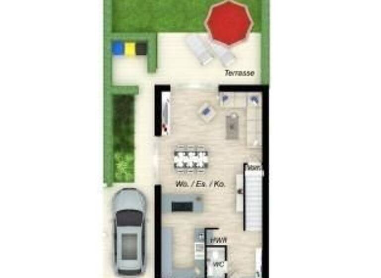 Doppelhaushälfte zur Miete 2.000 € 5 Zimmer 168 m²<br/>Wohnfläche 270 m²<br/>Grundstück Bimbergsheide Statistischer Bezirk 23 Hamm 59071