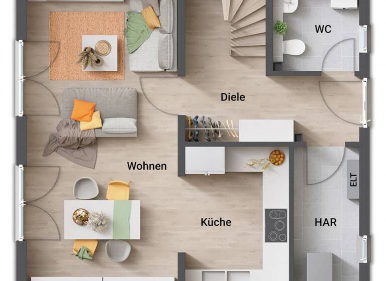 Einfamilienhaus zum Kauf provisionsfrei 285.287 € 4 Zimmer 90 m²<br/>Wohnfläche 553 m²<br/>Grundstück Neuberend 24879
