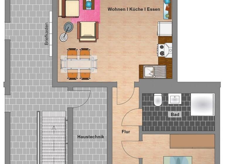 Wohnung zur Miete - Erstbezug 620 € 2 Zimmer 56,3 m² frei ab sofort Maxim-Gorki-Straße 19 Pirna 01796